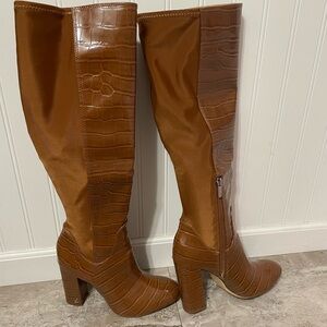 Circus by Sam Edelman size 6 1/2 brown high heel dress boot